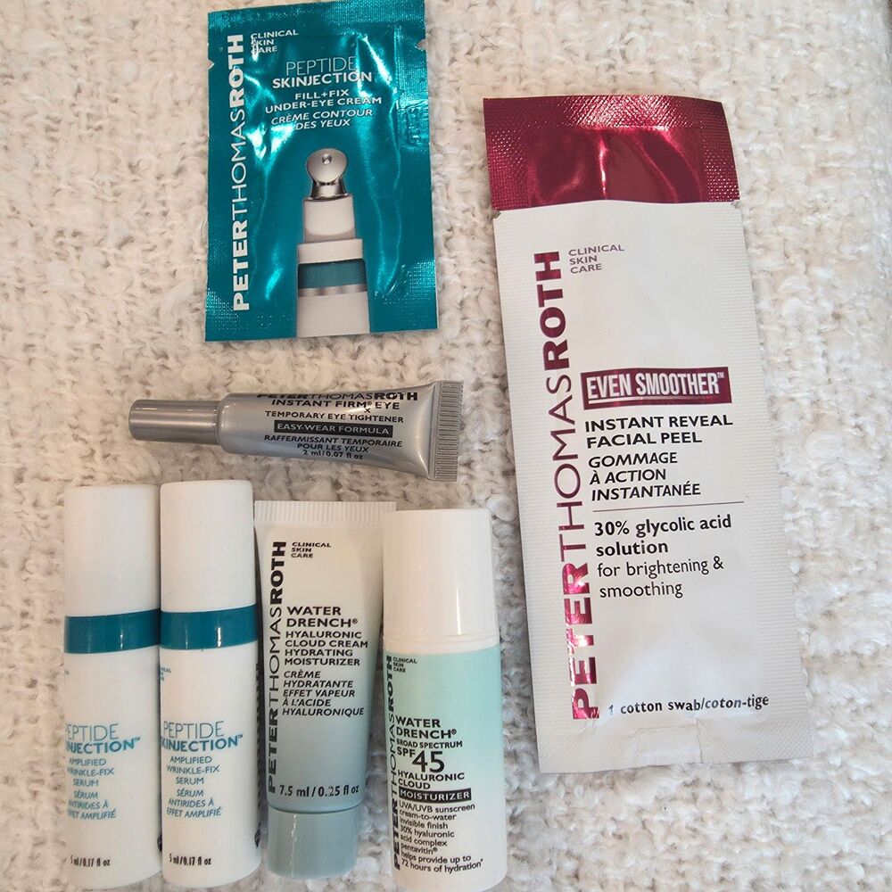 7 Piece Peter Thomas Roth Skincare Samples Set